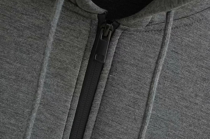 Wein 여성용 지퍼가 달린 여성용 스웨트셔츠, 패셔너블한 긴 소매 스트리트 파카, 여성용 겉옷 코트 Casaco Feminino Inverno