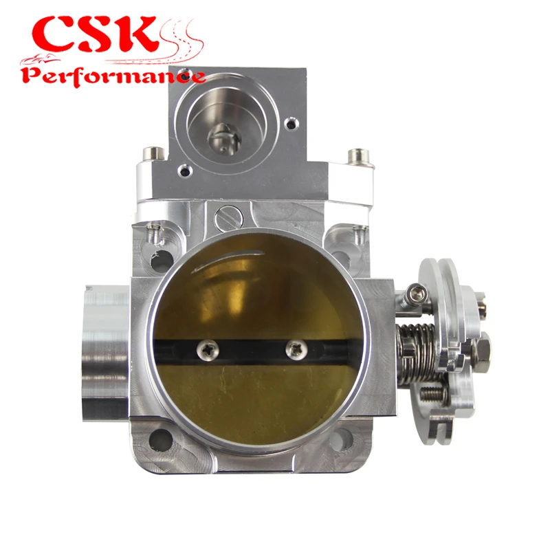 70mm CNC Alloy Aluminum Throttle Body for Mitsubishi Lancer Evolution VII VIII Ⅸ 4g63 Turbo 2001-2005