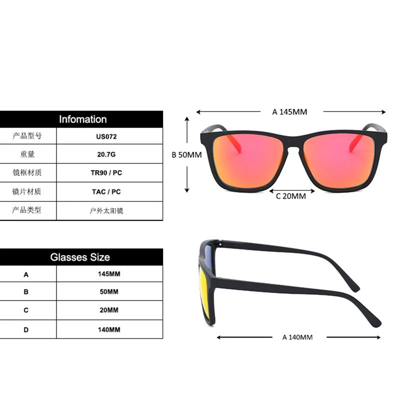 Outdoor Hiking Mountaineering Anti-Ultraviolet Sunglasses Japan Korean Version Of Retro Outdoor Sunglasses Driving Glasses