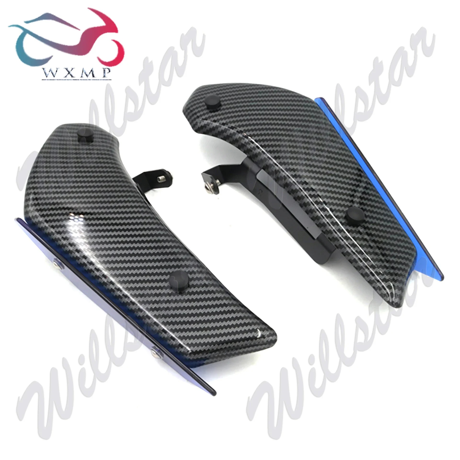 

Carbon Fiber Color Aerodynamic Winglets ABS Plastic Windshield Fairing Wing For BMW S1000RR 2015 - 2018