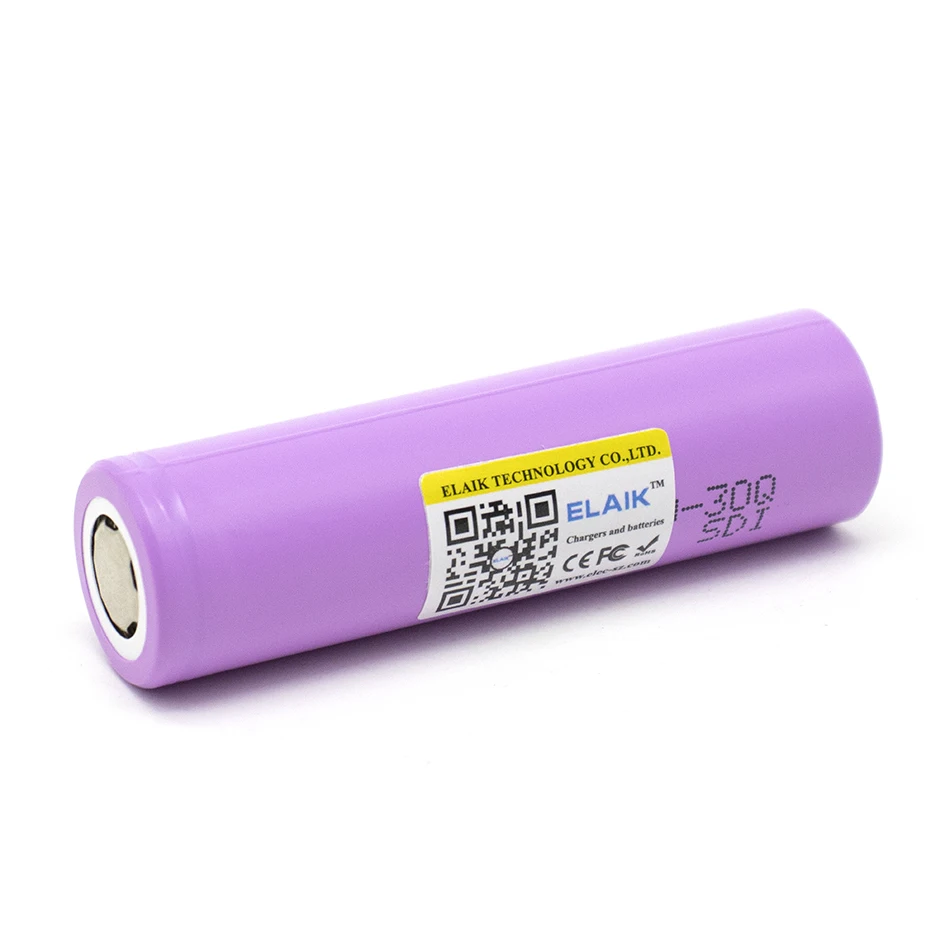 3.7V 3000mAh 18650 Battery For Samsung INR18650 30Q Lithium Lon Battery Replacement External Battery