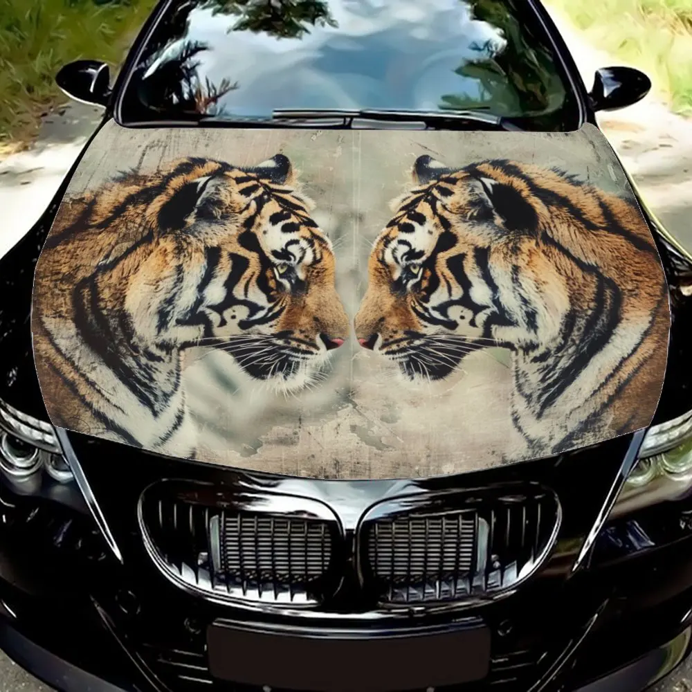 Fierce Tiger Car Sticker - Personalized Vinyl Decal for SUVs