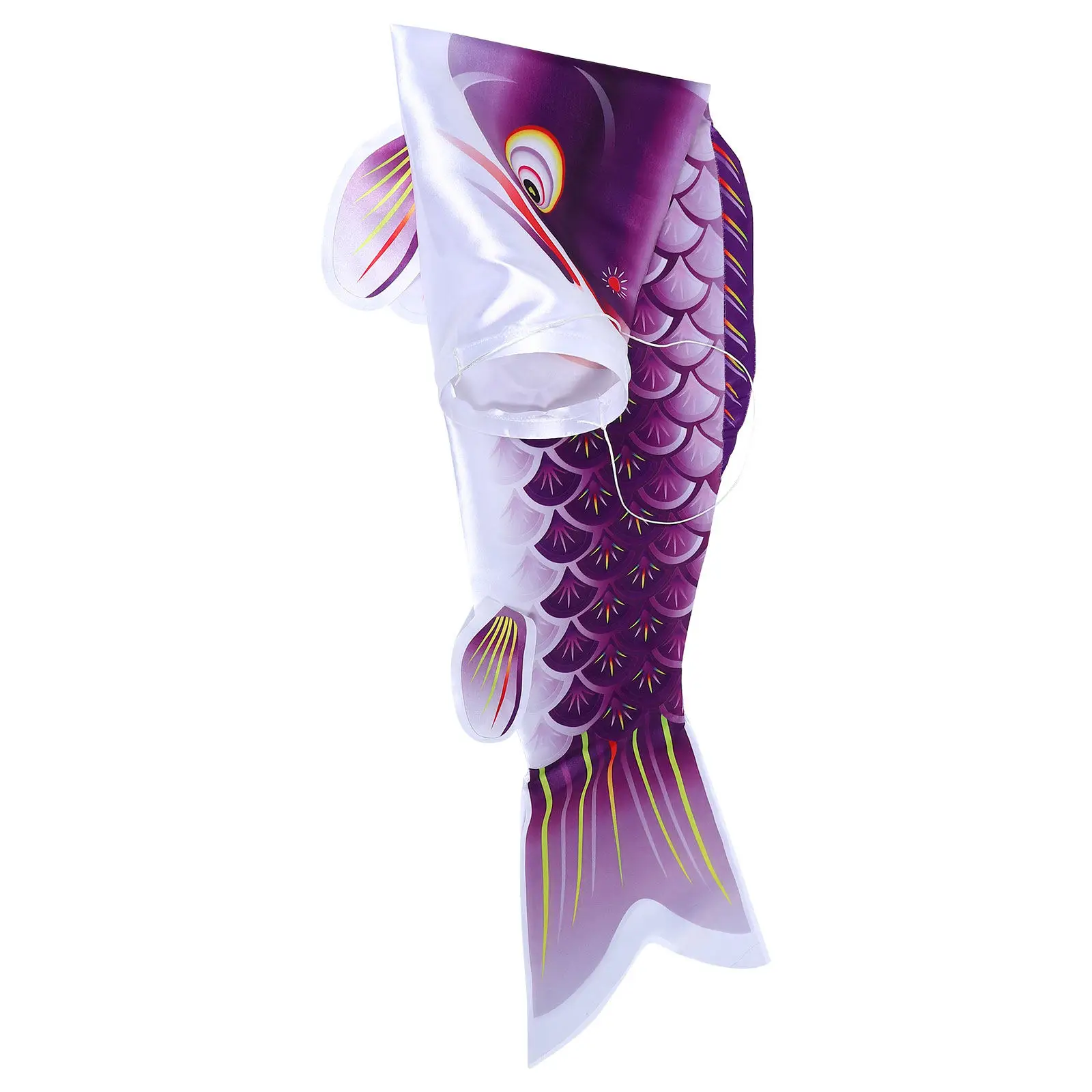 Japanese Carp Windsock Handcrafted Fabric Fish Flag for Outdoor Garden Patio Decoration Festive Dragon Boat Childrens Day