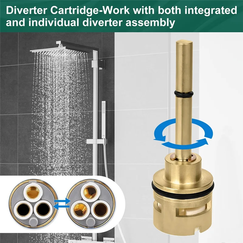 

A79Z-RP51919 6-Setting Diverter Cartridge With Extension Kit For Delta Faucet Valve Body R11000 And R22000