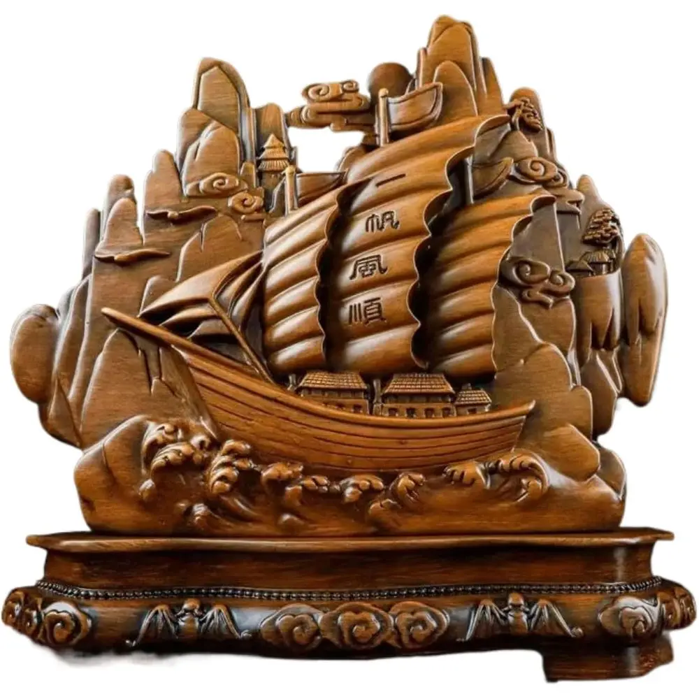 

Feng Shui Resin Mountain for Wealth, Luck, and Prosperity - Ideal for Home or Office