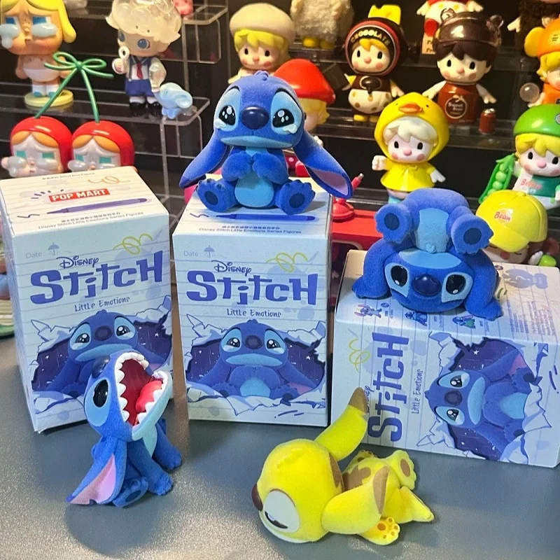 

Original Disney Stitch Small Emotion Series Blind Box Toys Stitch Desktop Decoration Ornament Anime Toys Fan Birthday Gift