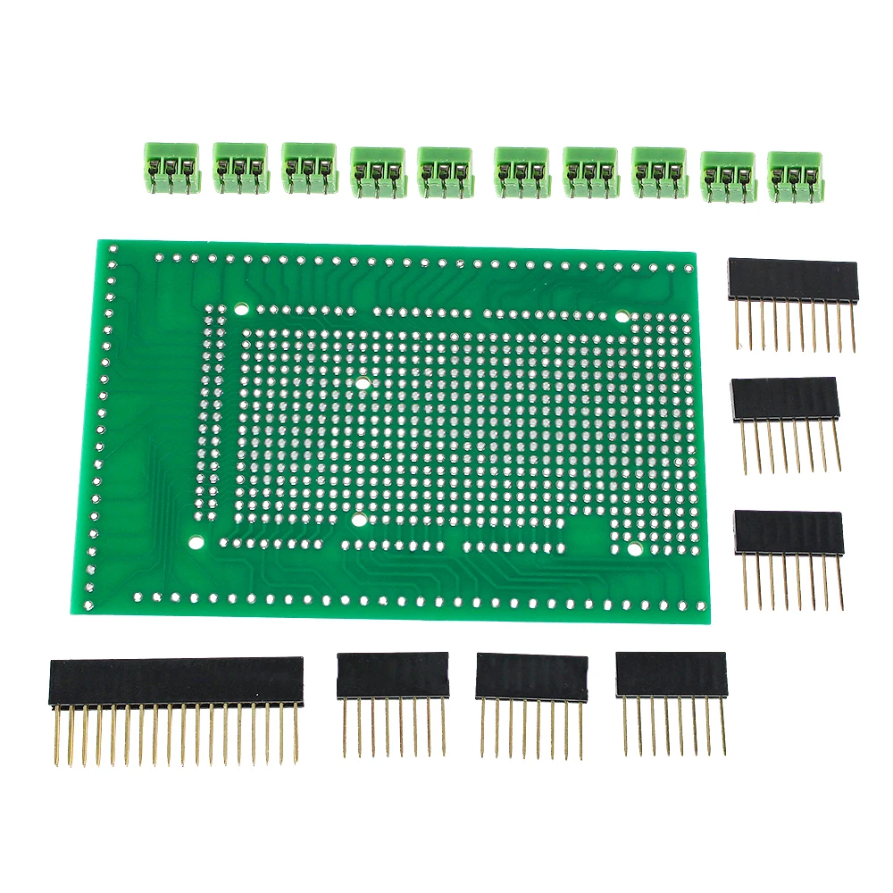 Oboustranný PCB prototyp lodní šroub terminálu blok štít deska souprava MEGA2560 kompatibilní s pro arduino mega 2560 / mega2560 R3