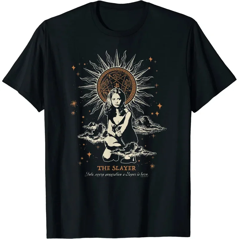 Buffy the Vampire Slayer The Slayer Vintage Tarot T-Shirt S-5XL 