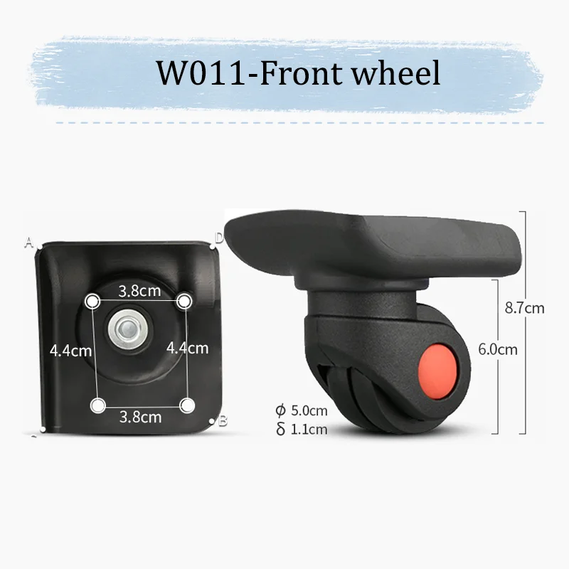 Untuk Roda Universal Senyap W011 — Roda Senyap Berkinerja Tinggi yang Memberikan Pengalaman Berjalan yang Lancar untuk Koper Anda