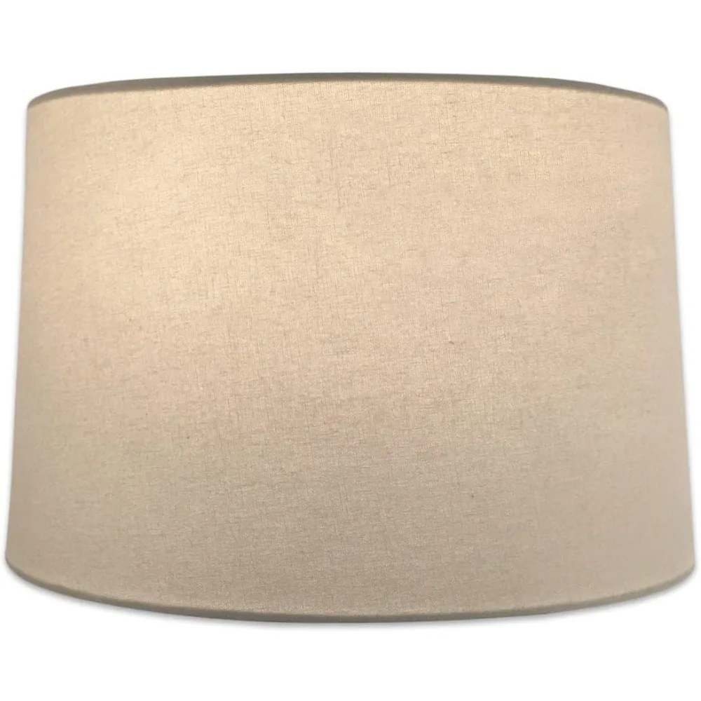 ظلال مصابيح ذات غلاف خلفي صلب من قشر البيض الضحل من الكتان، 15 × 16 × 10، عبوتان، ملحقات إضاءة منخفضة المستوى #4