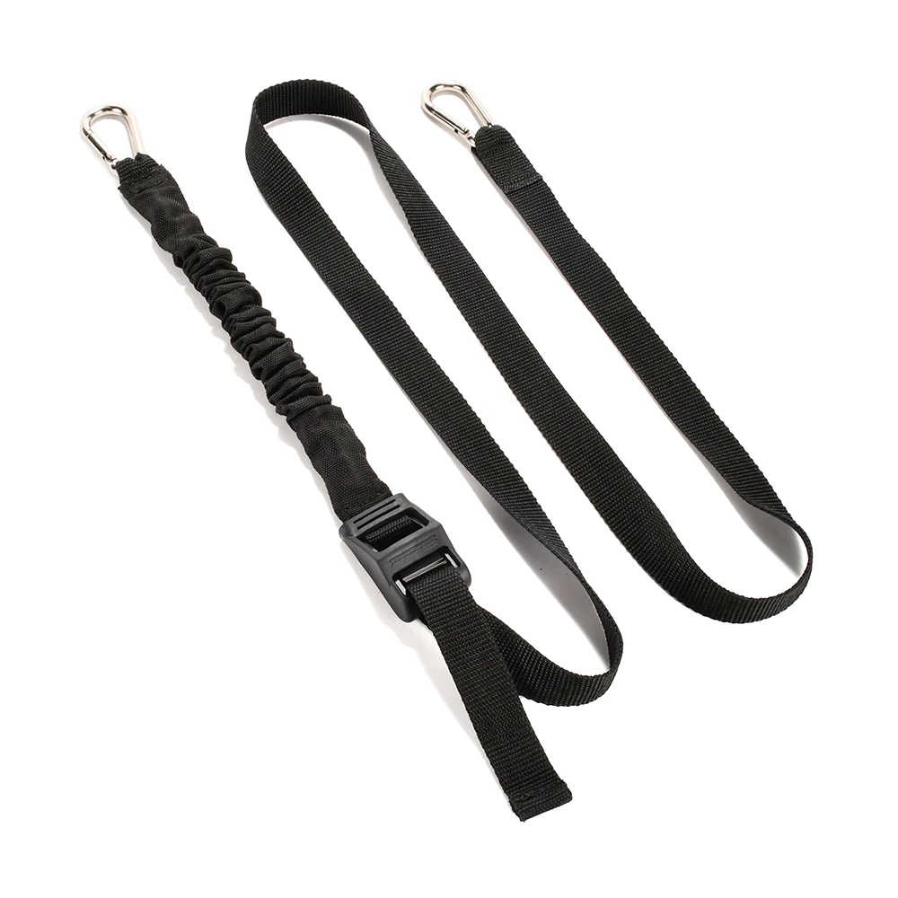 

Multi-Purpose Adjustable Elastic Bungee Cord Strap with Secure 25mm Cam Lock Buckle and Carabiner Hook