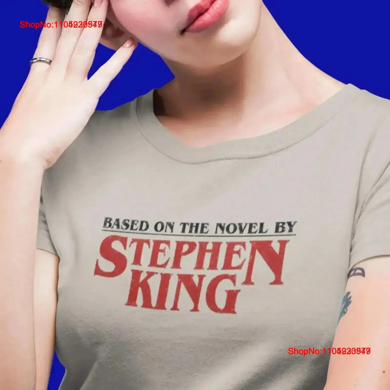 

Based on the Novel by Stephen King T Shirt Iconic Horror Drama Stories Retro Movie for Fans vintage Washed Stretched vintage