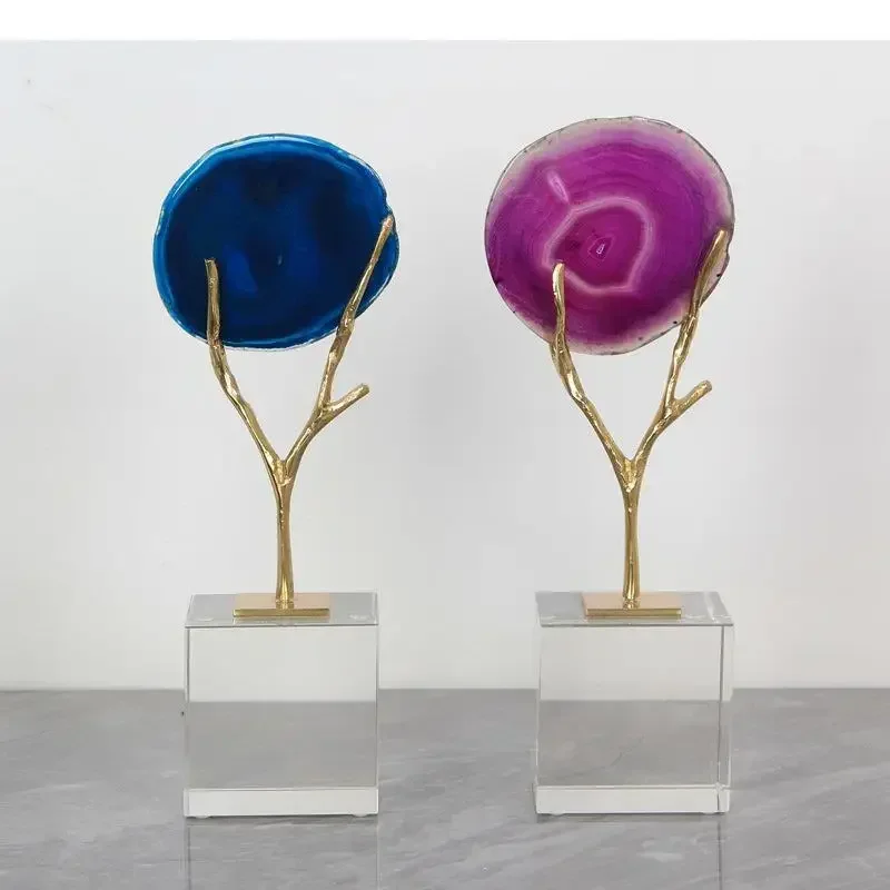 

Украшения для Cristal De Pierre D'agate En Laiton