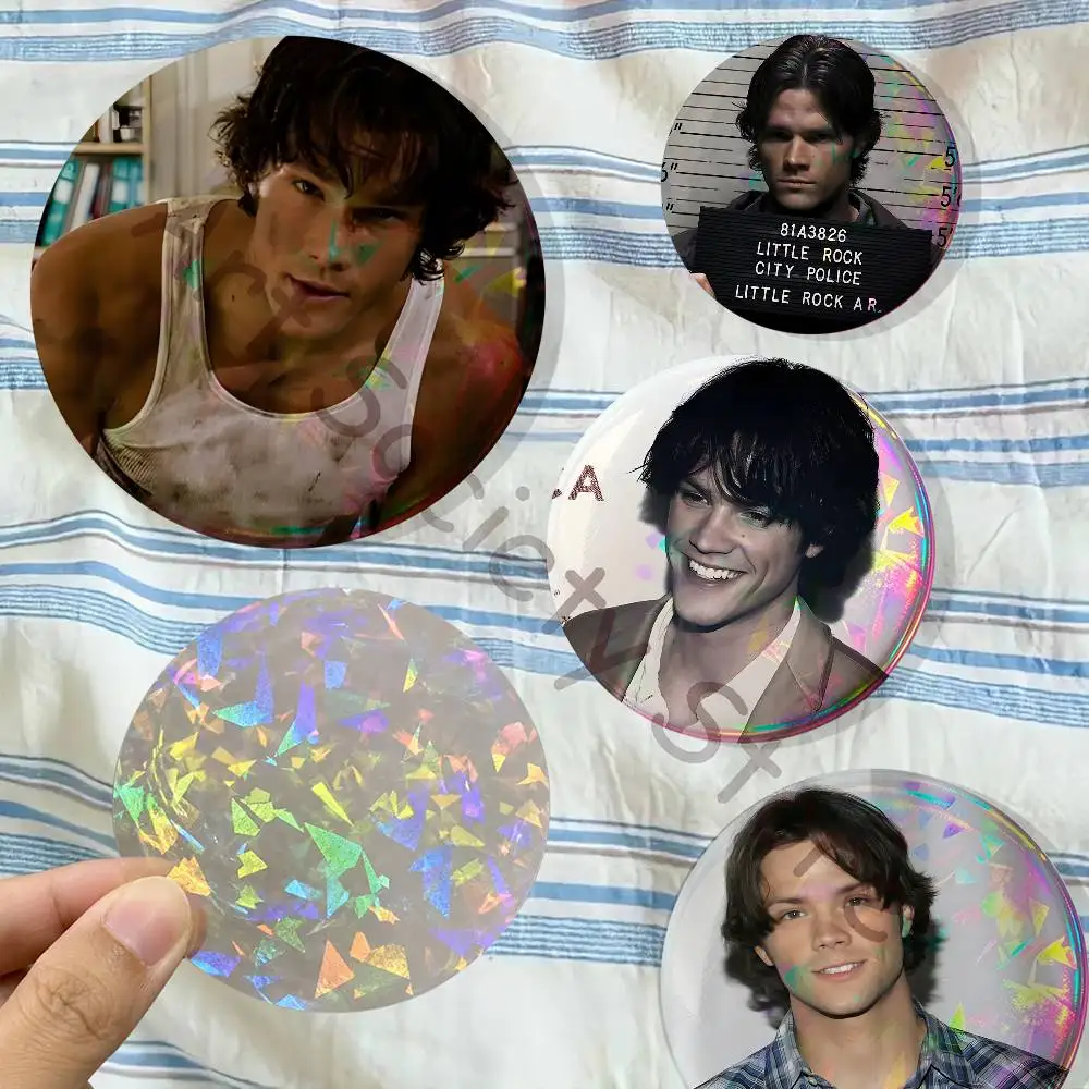Jared Padalecki Sam Winchester Badge Creative Tinplate Button Pins Brooch Creative Clothes Backpack Jewelry Gift Fan Merchandise