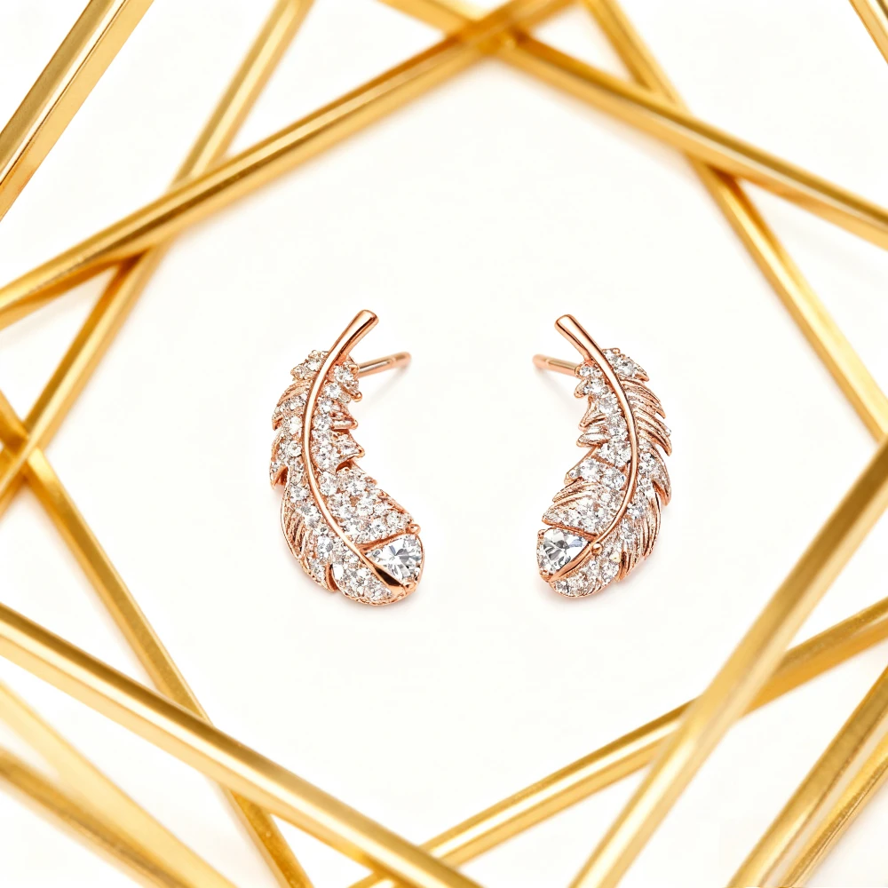 

Модные аксессуары Plumas deslumbrantes, temperamento pendientes, идеально подходят для San Valentín - cumpleaños regalo