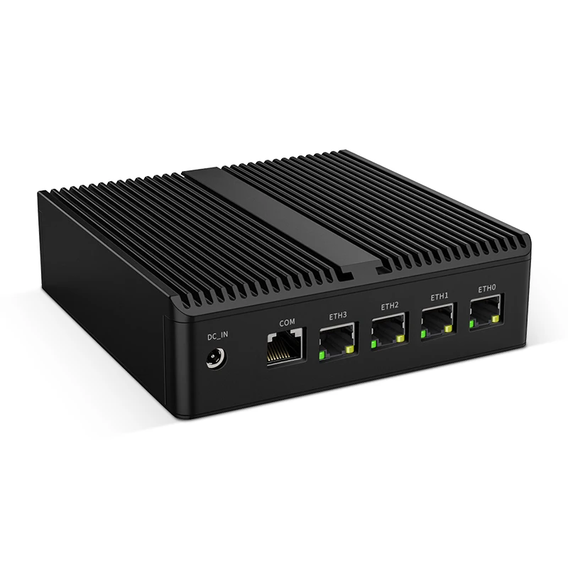 Промышленный мини-ПК 12-го поколения N100 без вентилятора J6412/J6413 pfSense брандмауэр 4xIntel 2.5G i226 LAN 4G 5G Dual Sim автомобиль OPNsense PVE ESXi