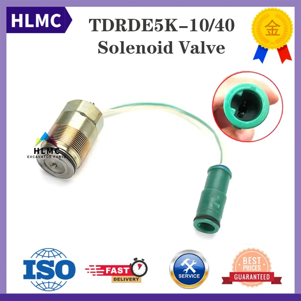 YNF02660 Best Price Solenoid Valve SK200-1/3 HD700-5/7 R210-5 K3V112 Hydraulic Pump Solenoid Valve TDRDE5K-10/40