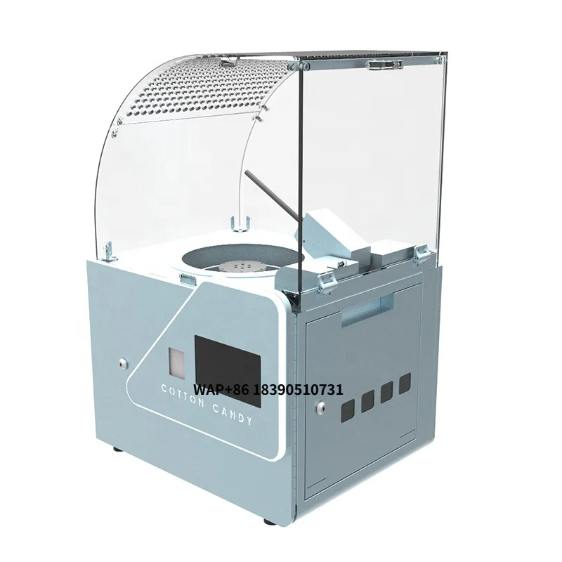 Tengao Automatic Mini Flower Candy Floss Machine China Intelligence Vending Marshmallow Machine