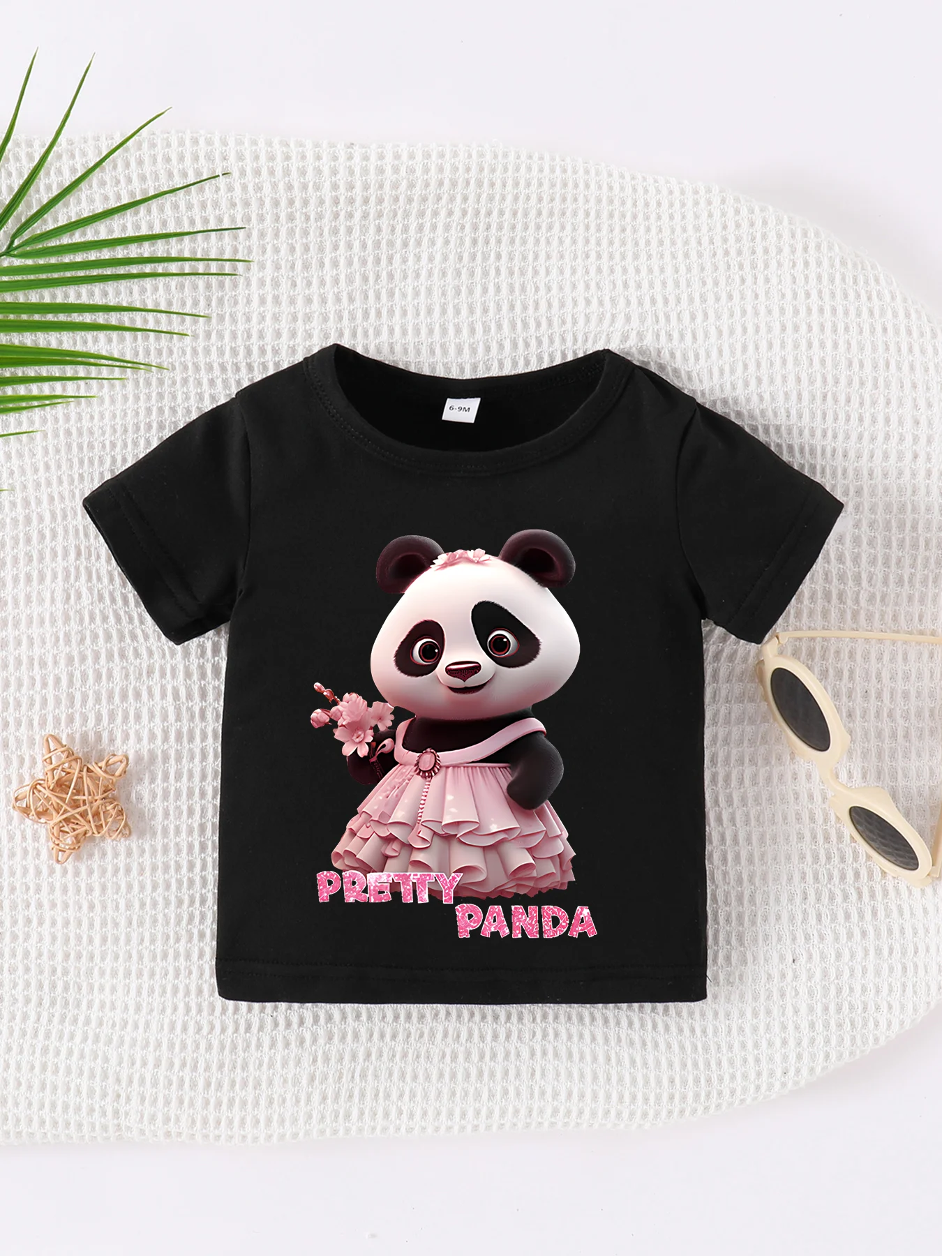 

0-3 year old Summer Newborn New Solid Color Print Pullover Round Neck Short Sleeve T-shirt for Male and Female Infants and Babie