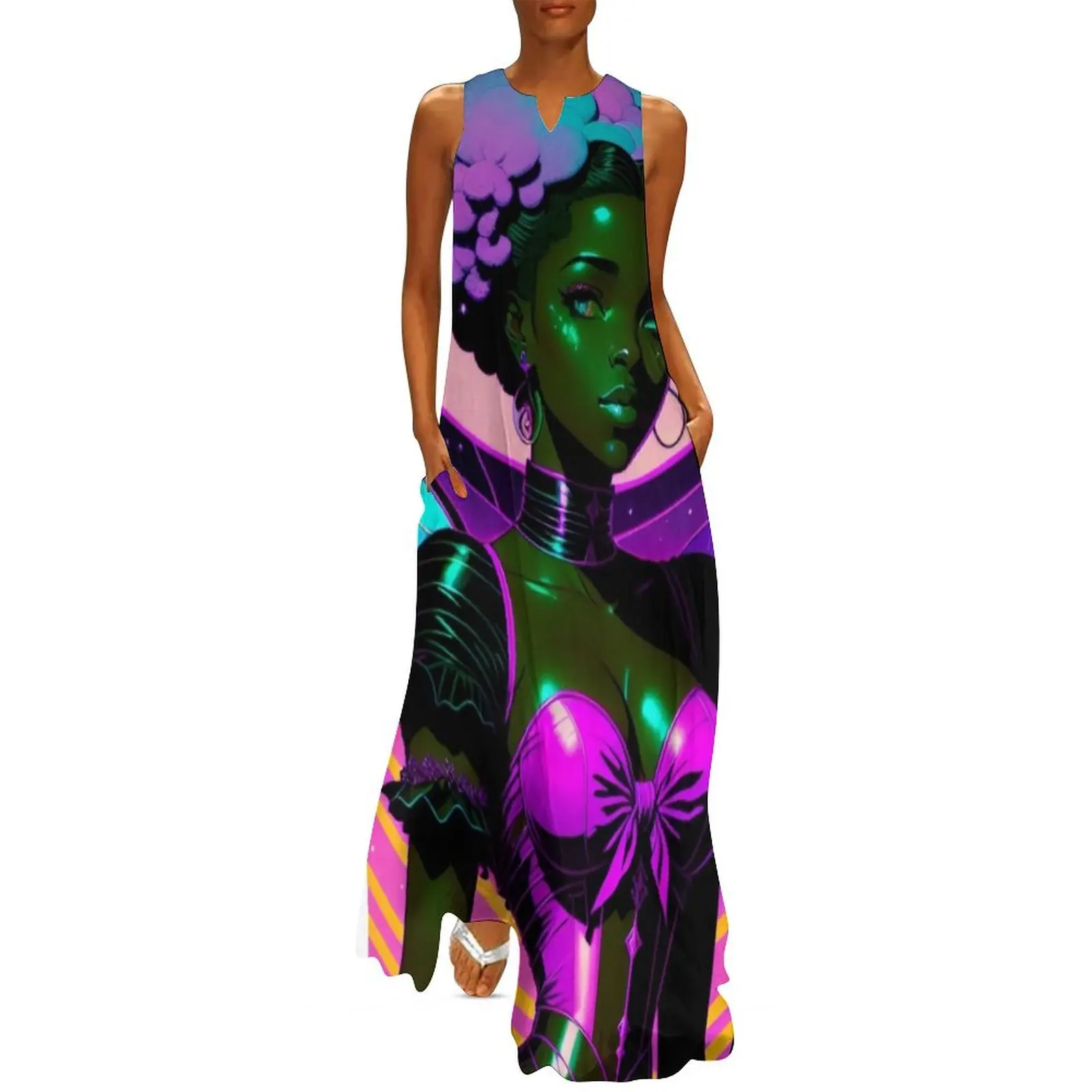 Fae of the Moon Long Dress Long dress woman birthday dress