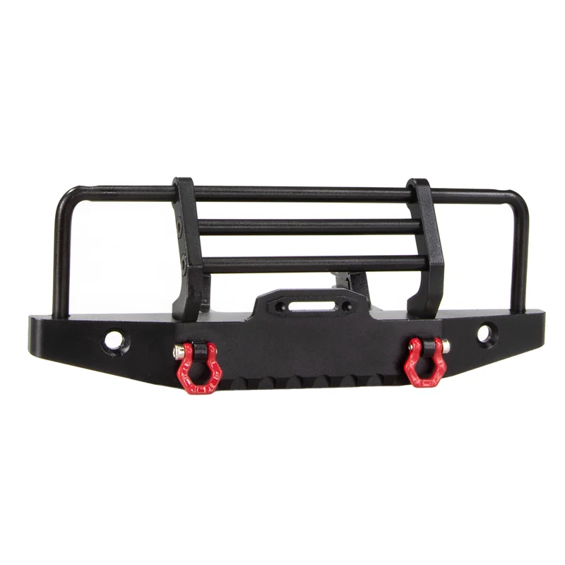 

AM-металлический передний бампер с буксирным крюком для TRX4M 1/18 RC Crawler, детали для обновления автомобиля, аксессуары