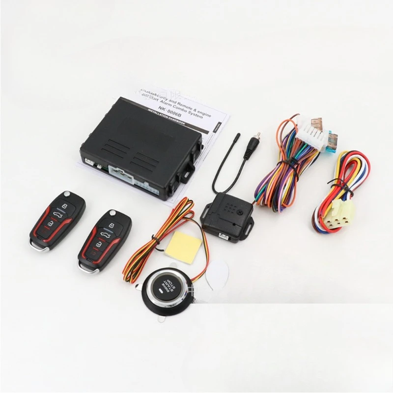 

General-purpose car one-click start remote control remote start preheating refrigeration anti-theft alarm