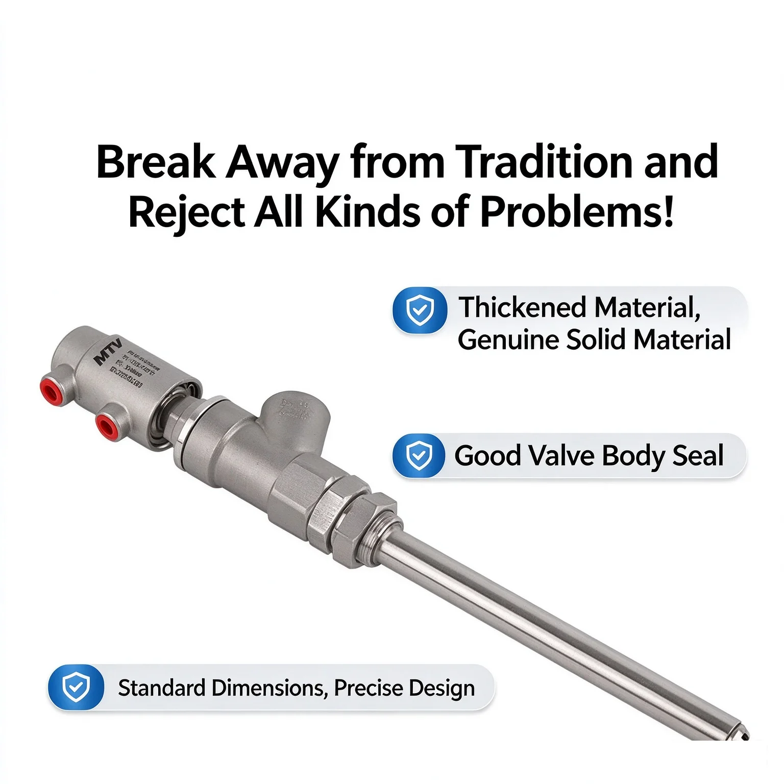 Anti-Drip Liquid Filling Head Valve DN15 Thread Vertical Filling Machine Accessory for Sale