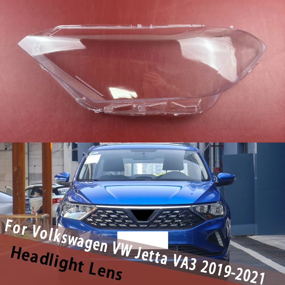

For Volkswagen VW Jetta VA3 2019 2020 2021 Car Products Lampshade Cover Headlight Housing Car Front Headlight Lens Cover