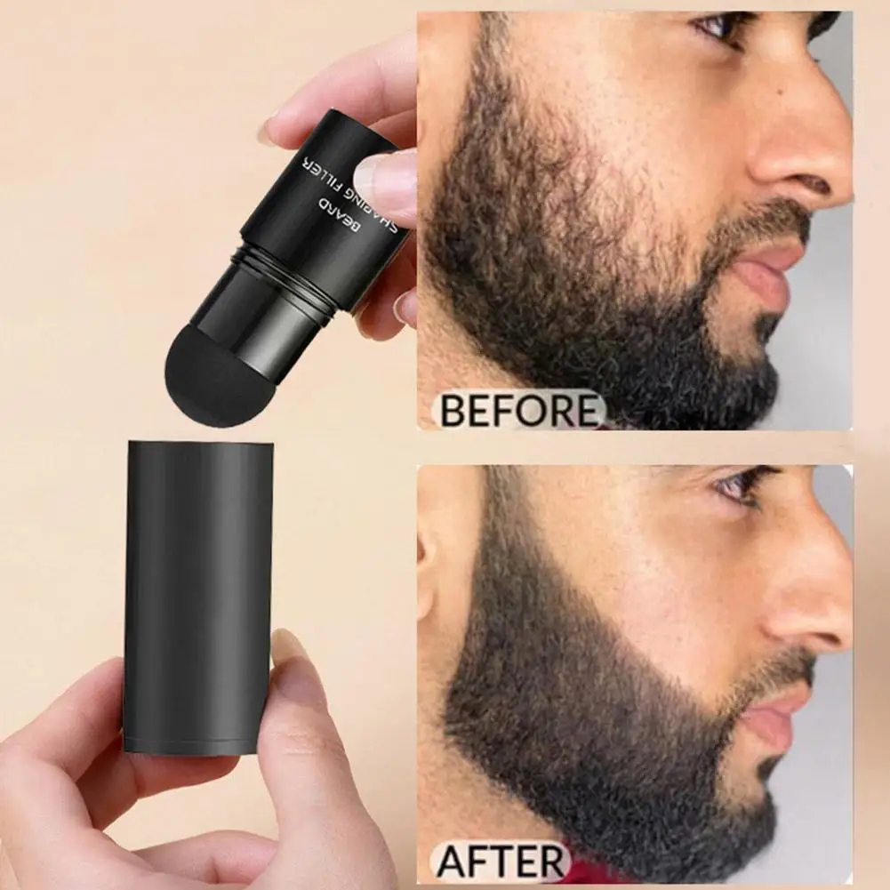 Dye Hair/Beard Filling Stick Repair Scatters Waterproof Brush Moustache Enhancer Fill Pen Dye Hair Men Beard Mustache Care