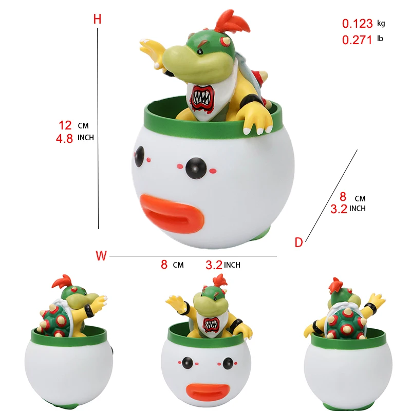 Mario Bros Figures Model Toy LuigiBowser Yoshi Princess Daisy RosalinaPeach Toad Waluigi Model Doll BirthdayGift Collection