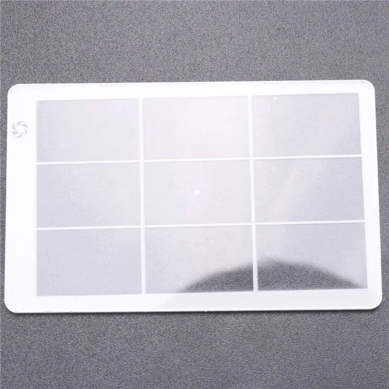 CHCH View Finder/Viewer Photography/Painting/Drawing Credit Card Size Fits In Wallet White C 1 PCS