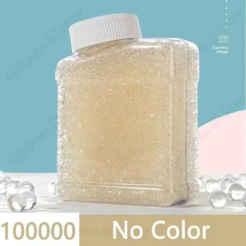 Bolas de agua de 20K con botella، cuentas de Gel de 7-8mm، vale con pistola de bolas de Gel y Blaster de bolas de salpicadur #2