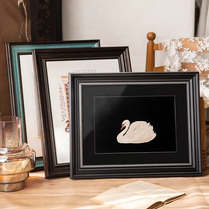Marco de Fotos Estilo Americano, Marco para Rompecabezas, Marco de Fotos Personalizado, Borde para Marco de Fotos Hecho a Medida, Porta Retrato, Decoración del Hogar