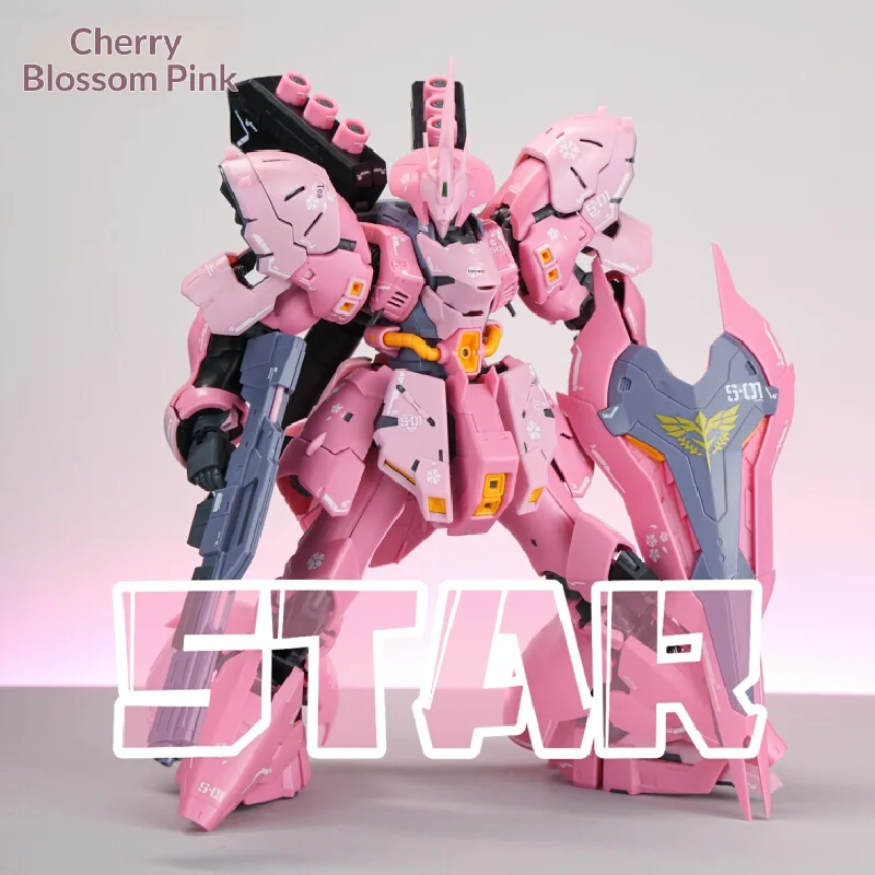 In Magazzino Star Rg Shahlabi Sakura Polvere 1/144 Modello di Montaggio Action Figure Mecha Desktop Ornament Collection Giocattolo Regali