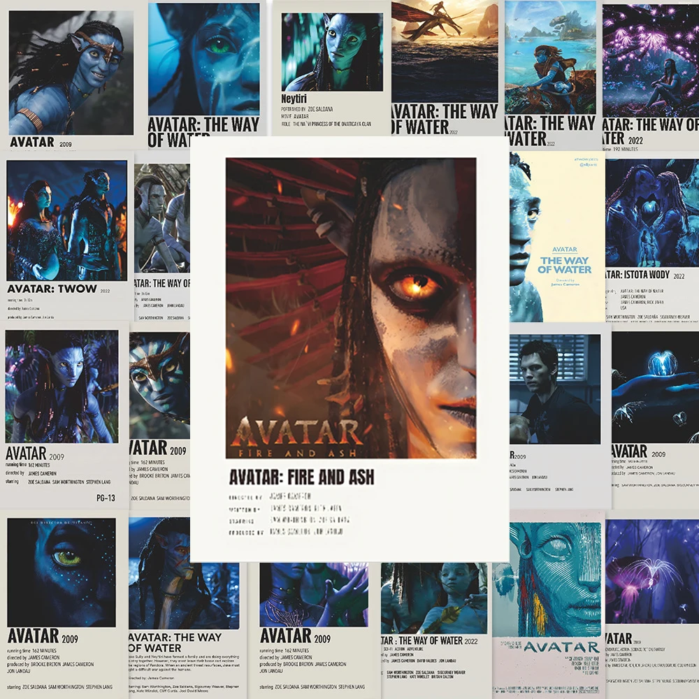 

10/30/50pcs Cool Funny Disney Movie Avatar 3 Stickers Cartoon Decals DIY Notebook Laptop Suitcase Waterproof Sticker Classic Toy