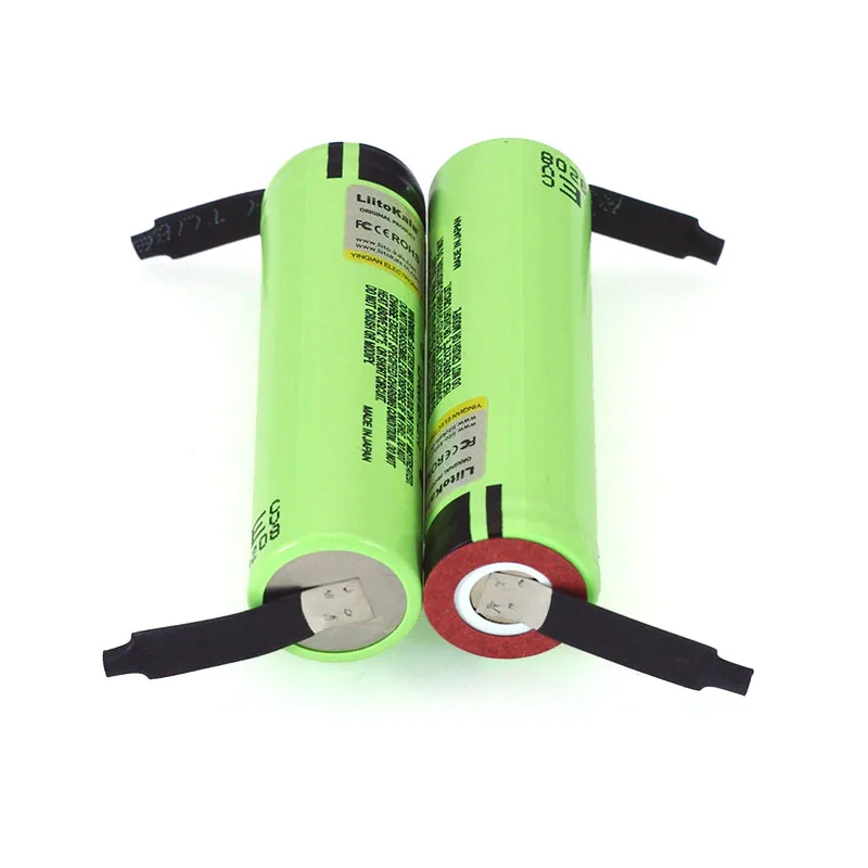 Liitokala-batería recargable de iones de litio 18650 NCR18650B, 3,7 V, 3400mAh, hoja de níquel para manualidades