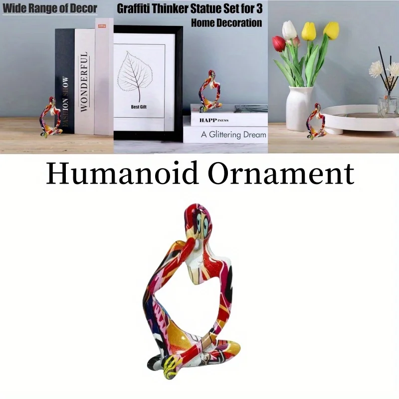 

Resin Ornaments, Resin Art Pieces, Handmade Graffiti, Each Color May Have Subtle Differences Furniture