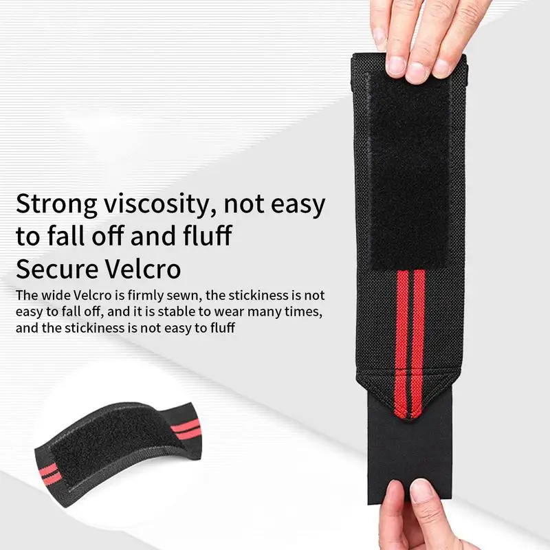 Weight Lifting Wristband Elastic Breathable Wrist Wraps Bandage Gym Fitness Weightlifting Powerlifting Wrist Brace Support Strap