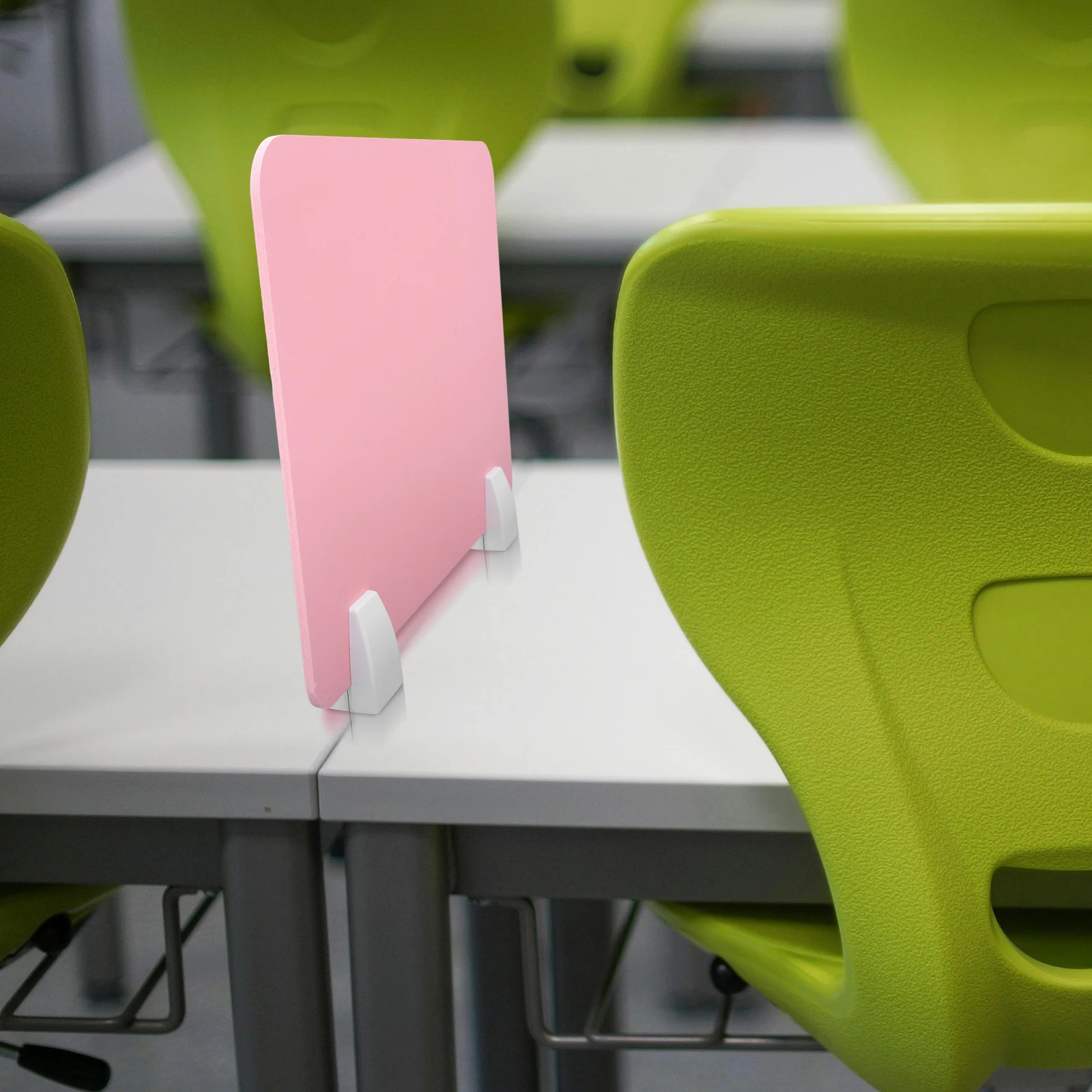 

Isolation Protection Board Privacy Panel for Students Desk Office Use PVC Metal Material Sneezing Coughing Barrier Self