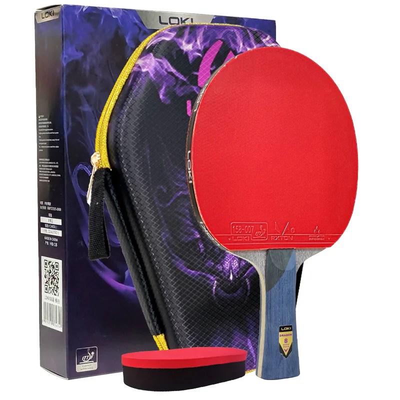 Originele LOKI Tafeltennis Racket Dragon Serie Ping Pong Racket Paddle Bat Professionele 6/7/8/9/10 Sterren voor Alle Niveau Spelers