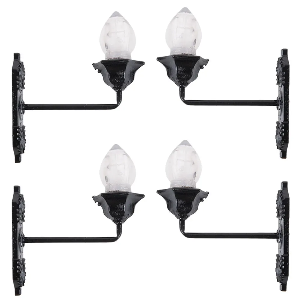 

Набор из 5 миниатюрных настенных светильников для ландшафтного дизайна, креативные мини-украшения, материалы для DIY-моделирования песочного стола, декор для мини-домиков