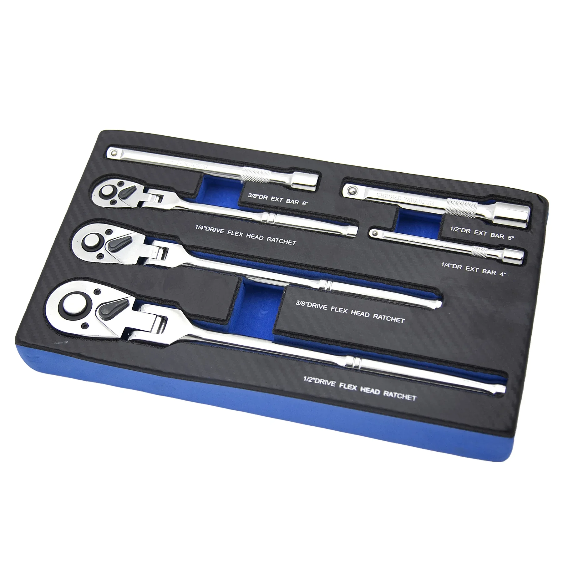 6Pc dual-purpose wrench 180 degrees adjustable movable wrench pvc