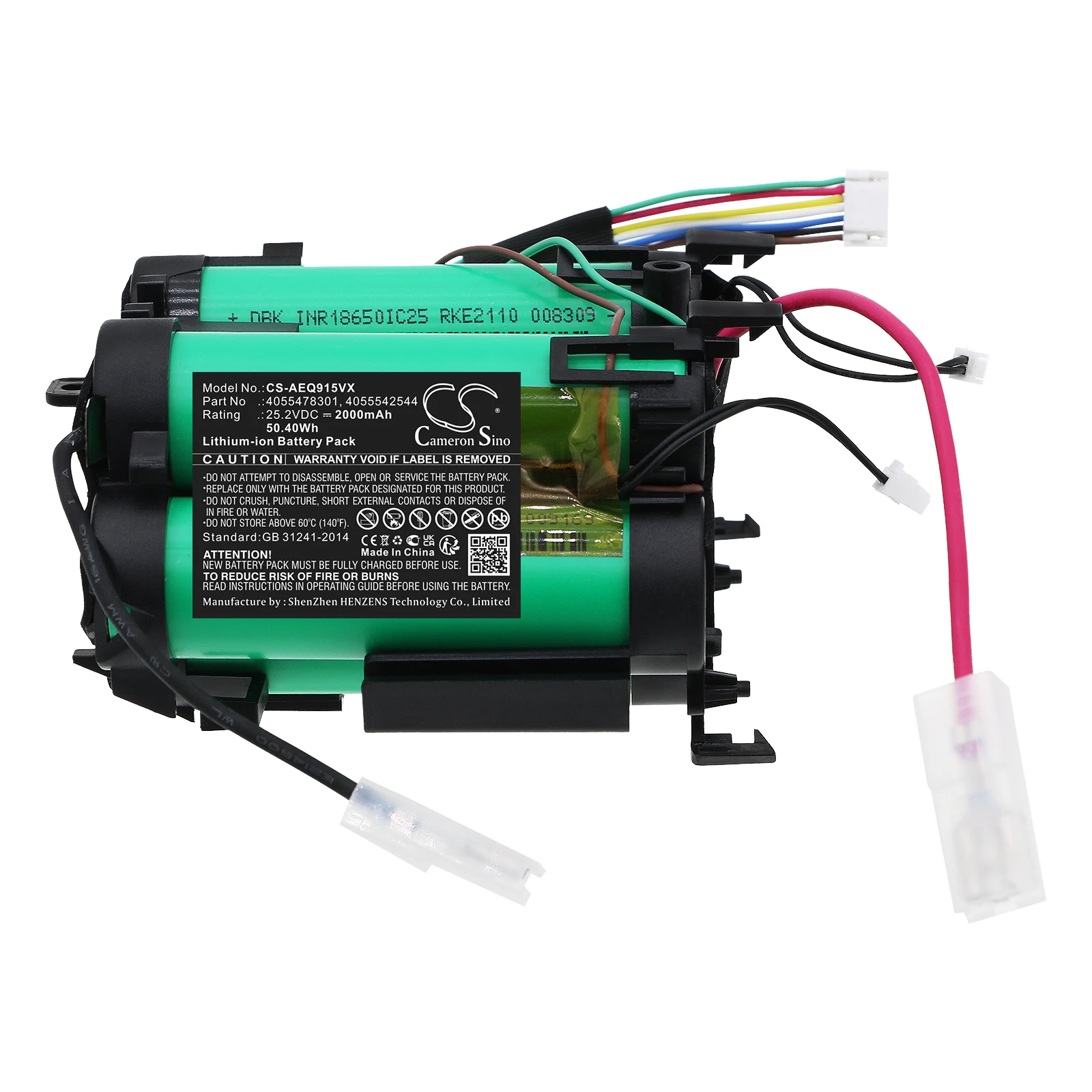 2000mAh/3000mAh Vacuum Cleaner Battery for ELECTROLUX PQ91-50MB,PQ91-ALRGS,ALRGY,ANIMA,ANIMS,P50MB,GREEN, PQ92-ALGS
