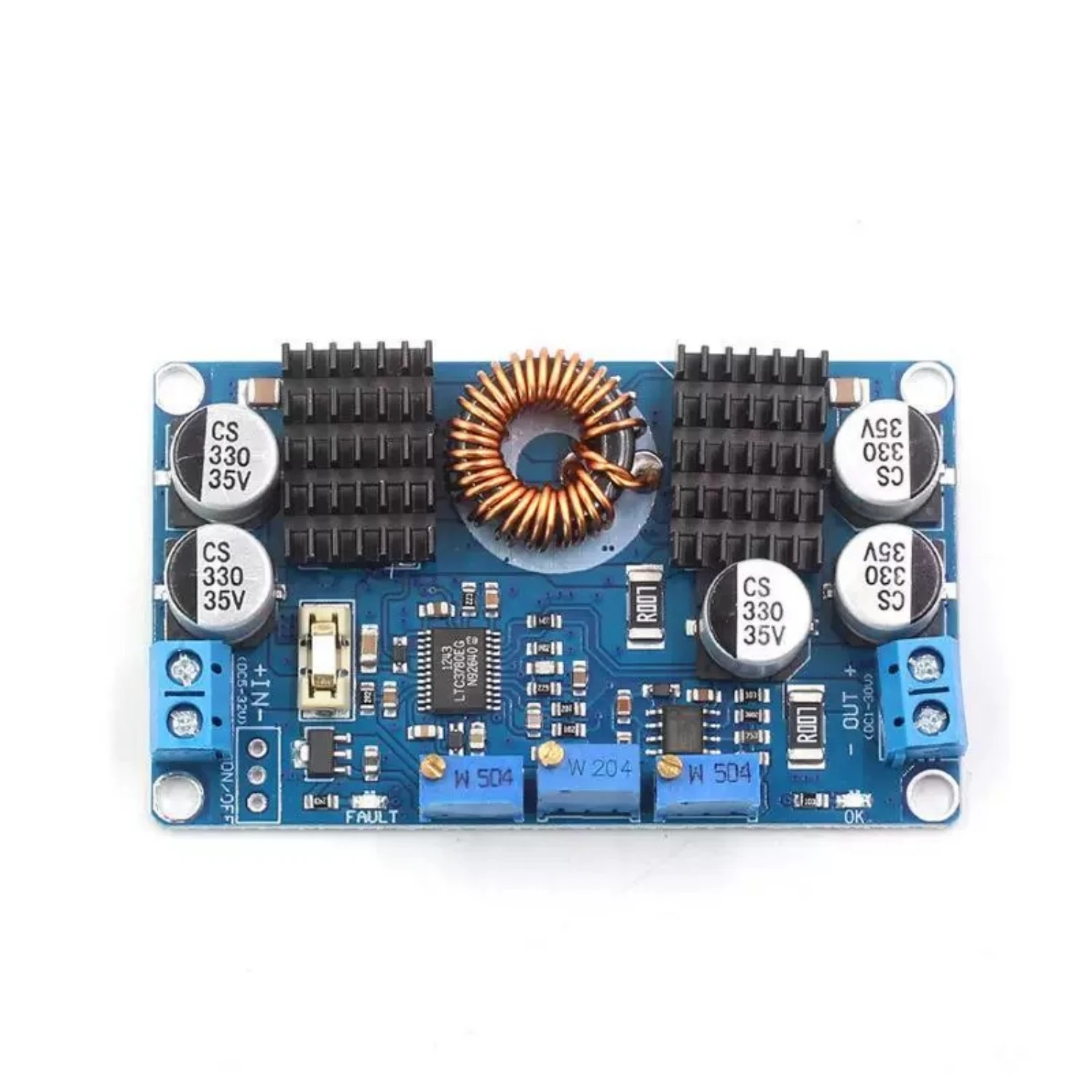 NCZOBOE LTC3780 Automatic Step UP Down Converter Boost Buck Charging Power Supply Module DC-DC 5-32V to 1V-30V 10A