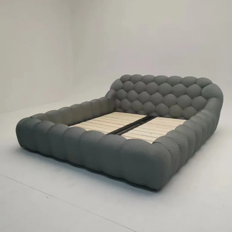 Styling cotton Italian light luxury designer French master bedroom bubble bed