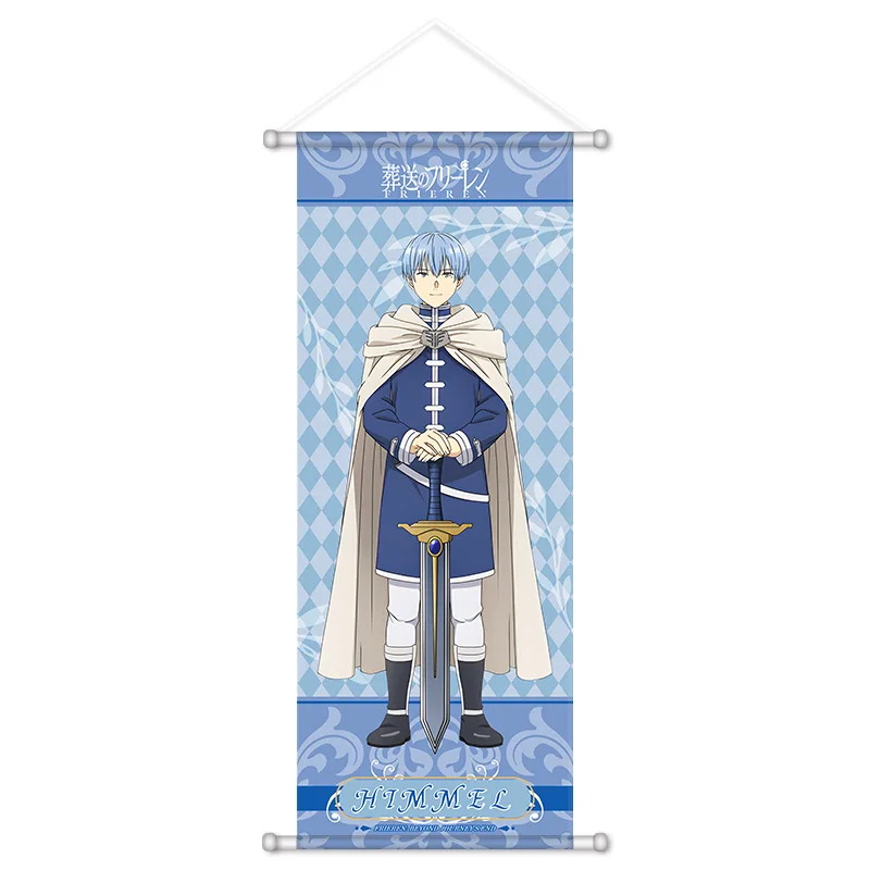 VIKAMA Blue White Uniform Boy Anime Wall Scroll Tapestry Classic Hero Art Fabric Poster for Bedroom Living Room Dorm Gift