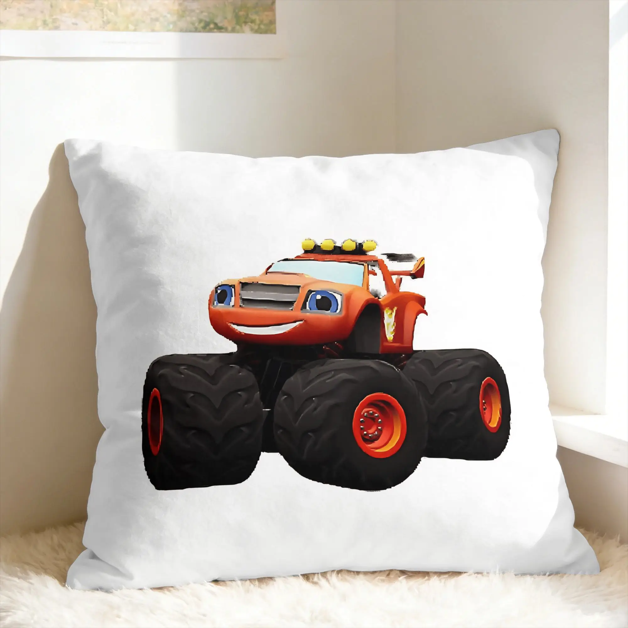 Pillow Cover B-Blaze and the Monster M-Machines  Morden Pillow Case For Chair Sofa Home Decor Pillowcases