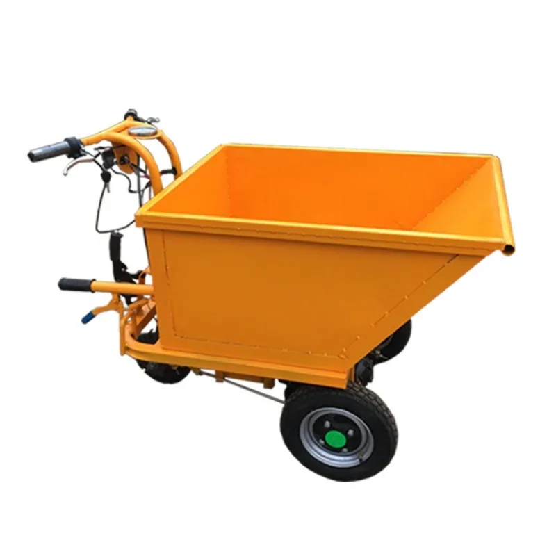 

Electric trolley, construction site flat brick cart, dump dump truck integrated trolley