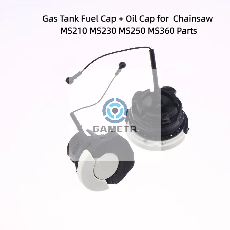 2Pcs/set Fuel Cap Oil Cap For SH MS210 MS230 MS240 MS250 MS360 MS192T 034 036 Chainsaw Replace Part