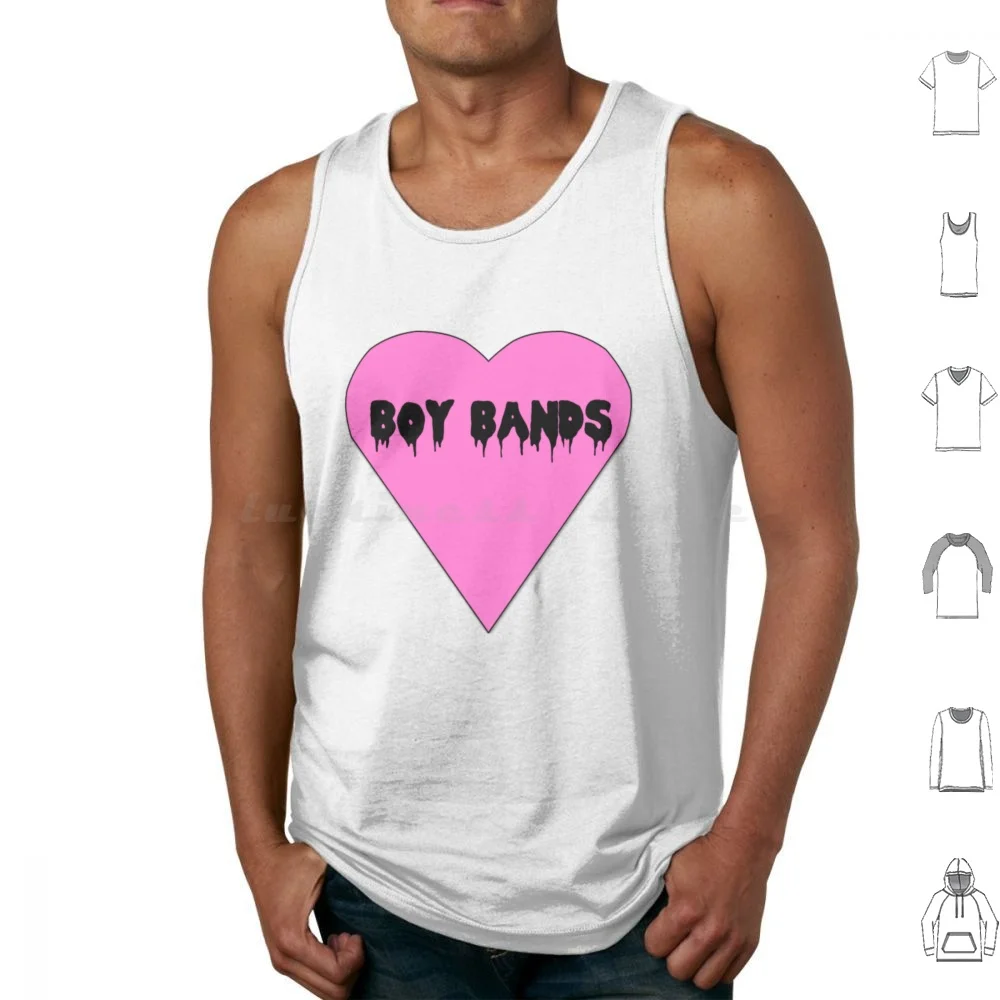 Boy Bands ( 1 ) Tank Tops Print Cotton Backstreet Boys Bsb 90s Music Band Backstreet Nick Carter Boyband Boy Bands Boys